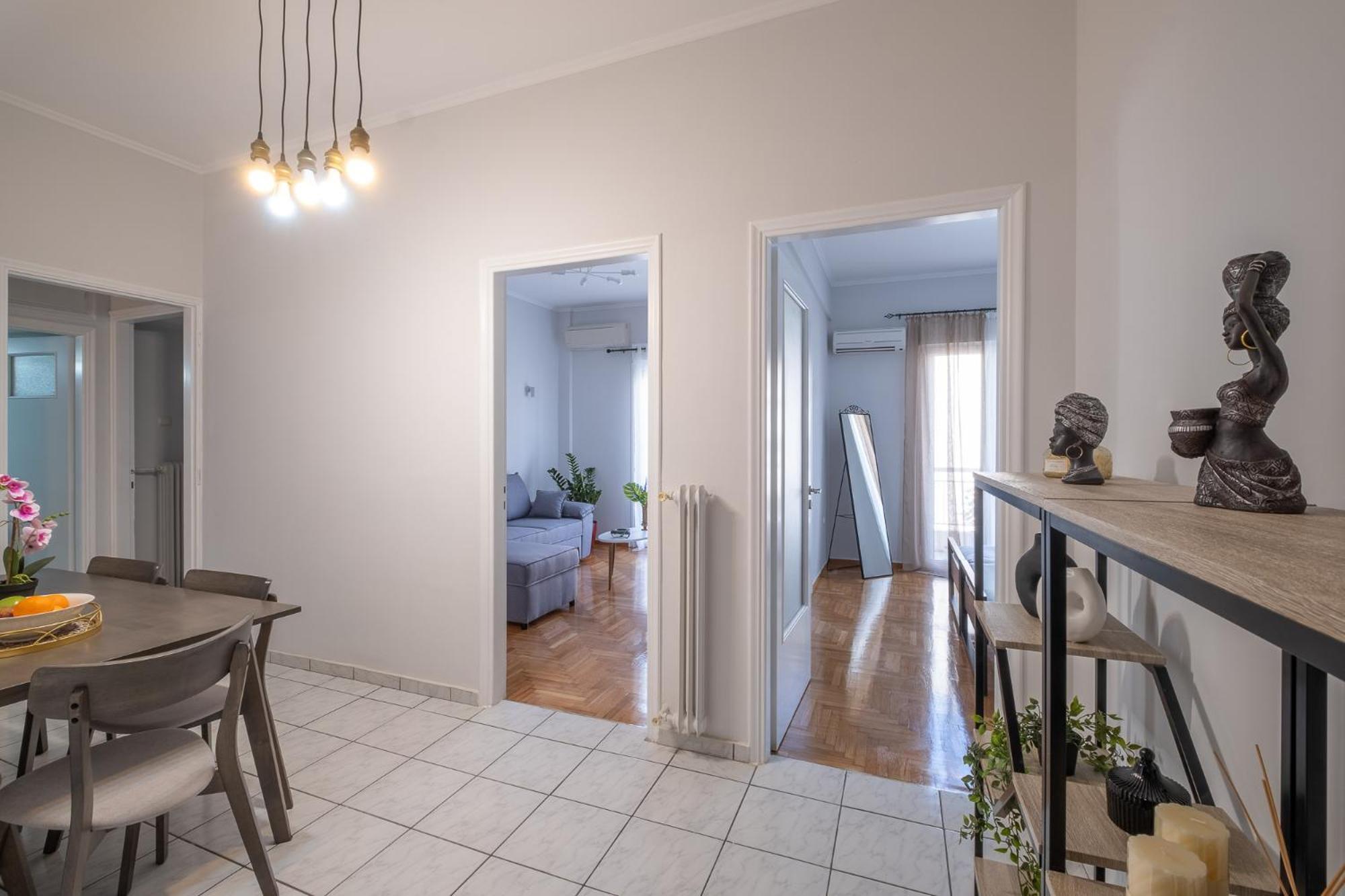 Lovely And Modern 3bd Close To Ampelokipoi Metro Athens